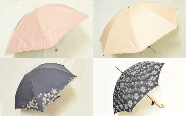最新機能で使いやすく、デザインも魅力的な日傘が次々に登場中
