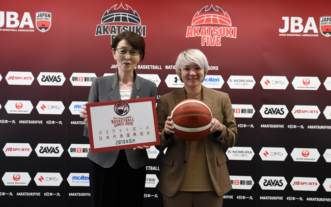 バスケットボール日本代表国際試合が開催