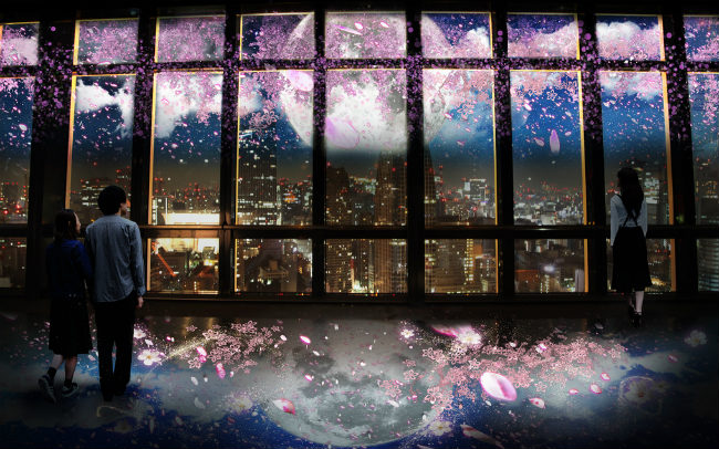 東京タワーさくらフェスで絶景と映像に感動