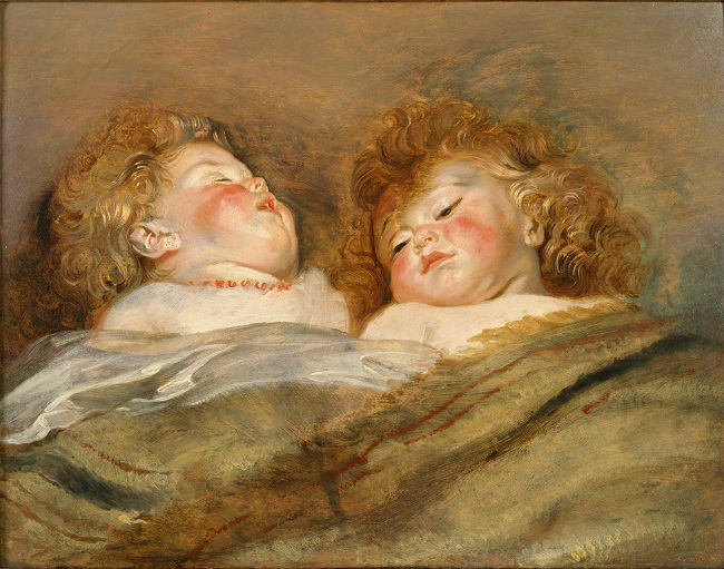 ルーベンス展～バロックの誕生＠国立西洋美術館　《眠るふたりの子供》