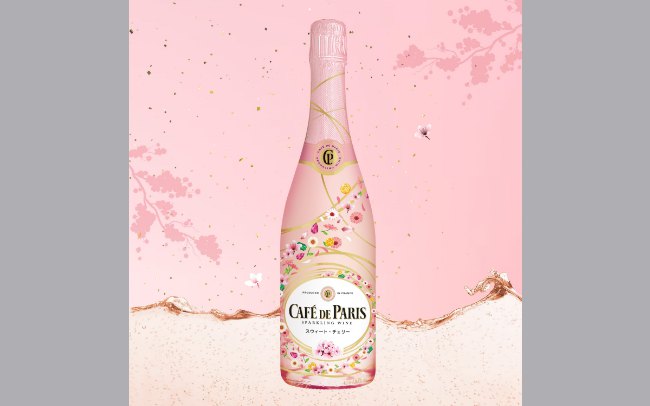 春らしいピンクのスパークリングワイン登場