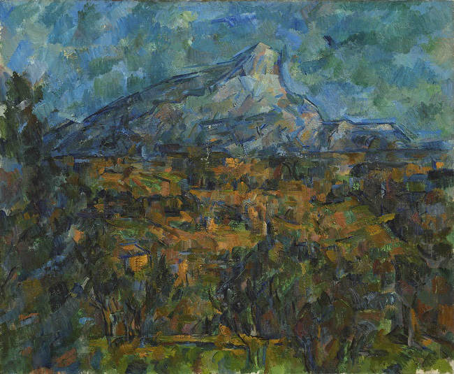 プーシキン美術館展　ポール・セザンヌ／ｻﾝﾄ･ｳﾞｨｸﾄﾜｰﾙ山、レ・ローヴからの眺め