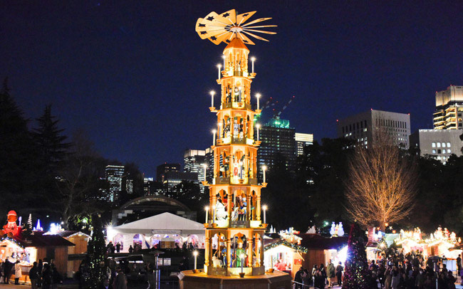 日比谷公園＿東京クリスマスマーケット＿ピラミッド
